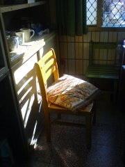 teacher's chair in our classroom